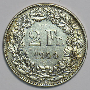 Switzerland 1944 2 Francs 197395 combine shipping