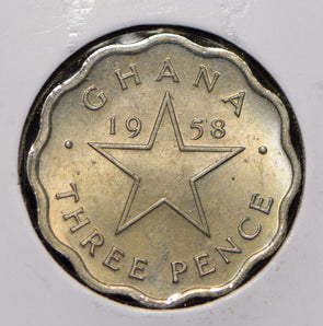 Ghana 1958 3 Pence  291942 combine shipping