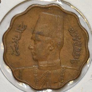 Egypt 1943 AH 1362 10 Millemes 196705 combine shipping