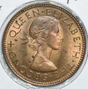 New Zealand 1964 1/2 Penny 198925 combine shipping
