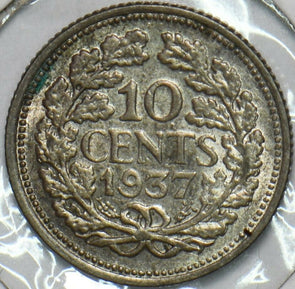 Netherlands 1937 10 Cents 152468 combine shipping