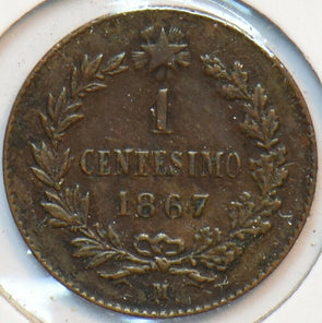 Italy 1867 M Centesimo 193978 combine shipping