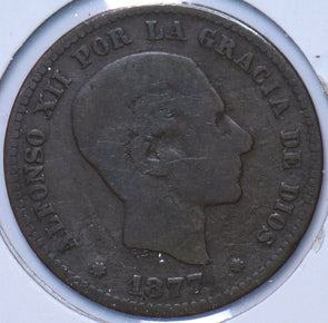 Spain 1977 5 Centimos Lion animal 902548 combine shipping