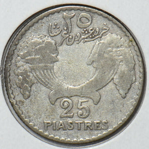 Lebanon 1929 25 Piastres 295502 combine shipping