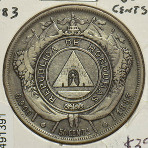 Honduras 1883 50 Cents 491391 combine shipping