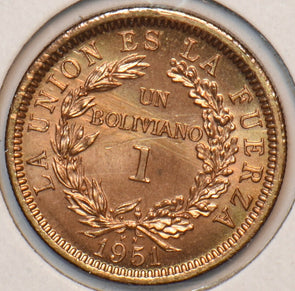 Bolivia 1951 Boliviano Alpaca animal 295243 combine shipping