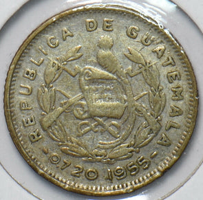 Guatemala 1955 5 Centavos (Quetzal) bird animal 902683 combine shipping
