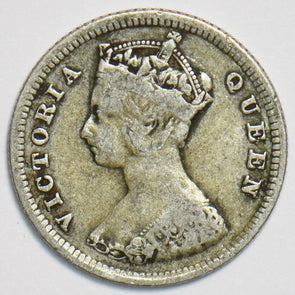 Hong Kong 1887 10 Cents 153240 combine shipping