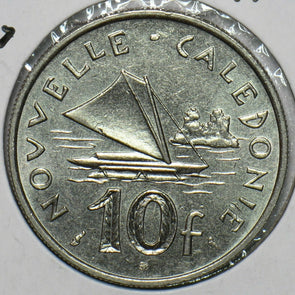 French New Caledonia 1967 10 Francs 197016 combine shipping