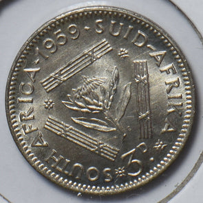 South Africa 1959 3 Pence Type II 193124 combine shipping