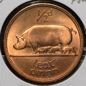 Ireland 1964 1/2 Penny Sow with Piglets animal  191191 combine shipping
