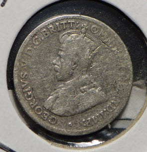 Australia 1924 3 Pence Kangaroo animal Emu  901237 combine shipping