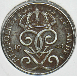 Sweden 1944 2 Ore 152855 combine shipping