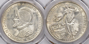 Panama 1953 Balboa PCGS MS 64 Republic of Panama 50th Anniversary PC1300 combine