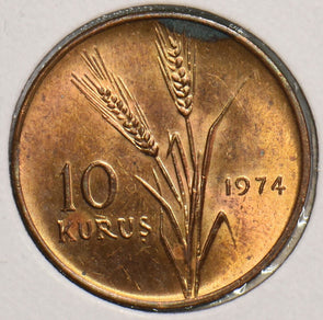 Turkey 1974 10 Kurus 199004 combine shipping