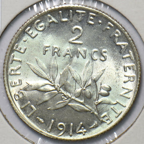 France 1914 2 Francs 294258 combine shipping