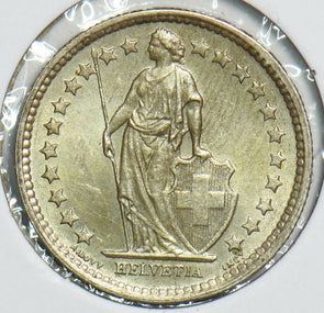 Switzerland 1961 1/2 Franc 240595 combine shipping