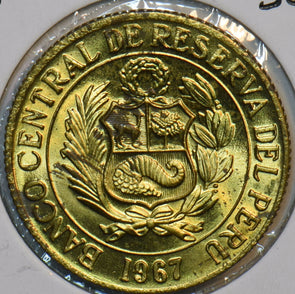 Peru 1967 1/2 Sol Llama animal 152348 combine shipping