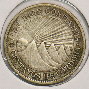 Nicaragua 1914 10 Centavos 199142 combine shipping