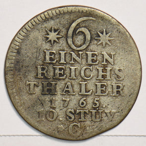 German States 1765 1/6 Thaler Prussia 199093 combine shipping