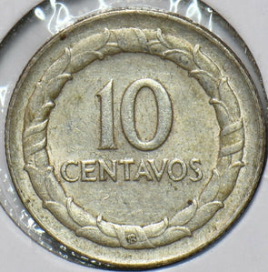 Colombia 1947 10 Centavos 193927 combine shipping