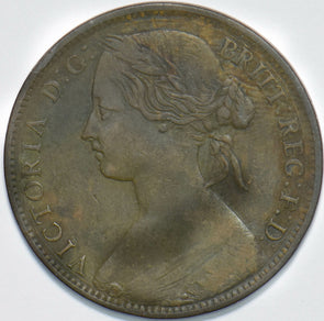 Great Britain 1861 Queen Victoria Penny 293197 combine shipping