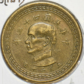 China 1954 5 Chiao Taiwan 152725 combine shipping