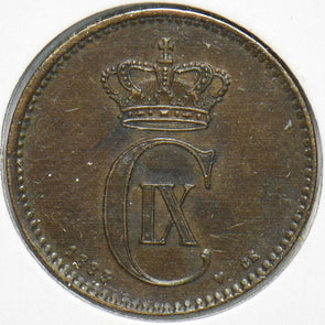 Denmark 1883 2 Ore Porpoise animal 192487 combine shipping