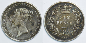 Great Britain 1859 6 Pence/Sixpence 153869 combine shipping