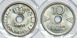Norway 1947 10 Ore 299075 combine shipping