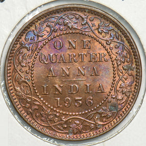 India British 1936 C 1/4 Anna 298462 combine shipping