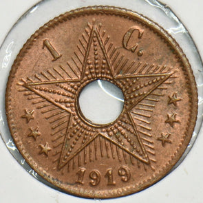 Belgium Congo 1919 Centime UNC 491431 combine shipping