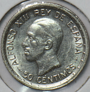 Spain 1926 50 Centimos 490594 combine shipping