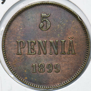 Finland 1899 5 Pennia  291023 combine shipping
