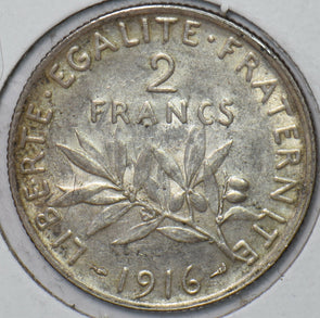France 1916 2 Francs 295865 combine shipping