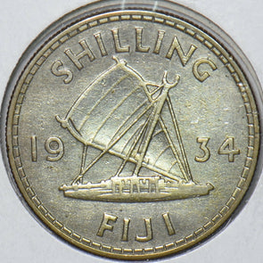 Fiji 1934 Shilling 194602 combine shipping