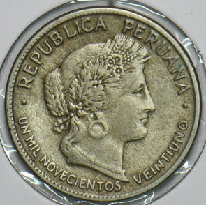 Peru 1921 10 Centavos 196692 combine shipping