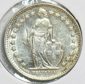 Switzerland 1956 1/2 Franc 240601 combine shipping