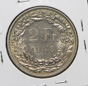 Swiss Cantons 1968 2 Francs  292251 combine shipping