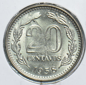 Argentina 1958 20 Centavos 198698 combine shipping