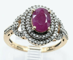 14K Ruby Diamond Ring RG0033