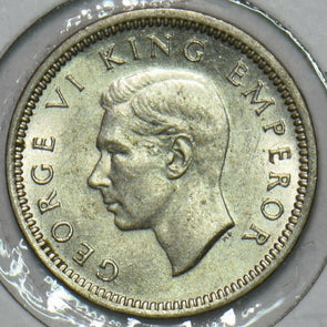 New Zealand 1941 3 Pence 491281 combine shipping