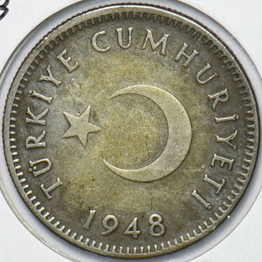Turkey 1948 Lira  191800 combine shipping