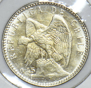 Chile 1915 5 Centavos Condor animal 291198 combine shipping