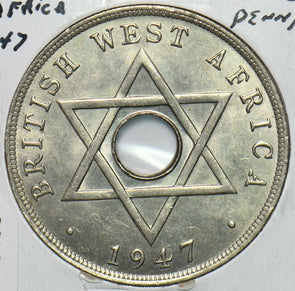 British West Africa 1947 Penny 240436 combine shipping
