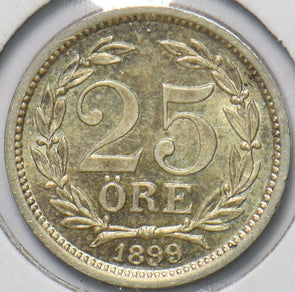Sweden 1899 25 Ore 293804 combine shipping