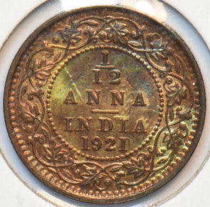 British India 1921 C 1/12 Anna 193024 combine shipping