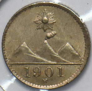 Guatemala 1901 H 1/4 Real 193205 combine shipping