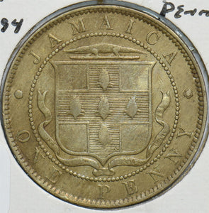 Jamaica 1894 Penny 299059 combine shipping
