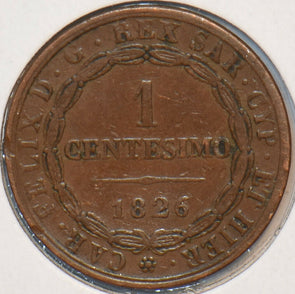 Italian States 1826 Sardinia Centesimo Eagle animal 902754 combine shipping